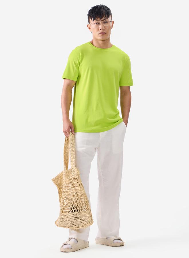 ذا سوليد ستور تيشيرت انترلوك سادة بأكمام قصيرة - Image 2